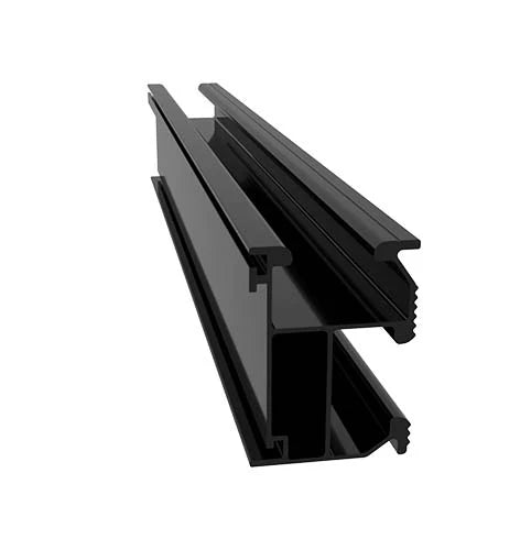 Mibet Rail 4700mm Black Anodized Each 28x47mm (MR-R-MA/H47/BLK)