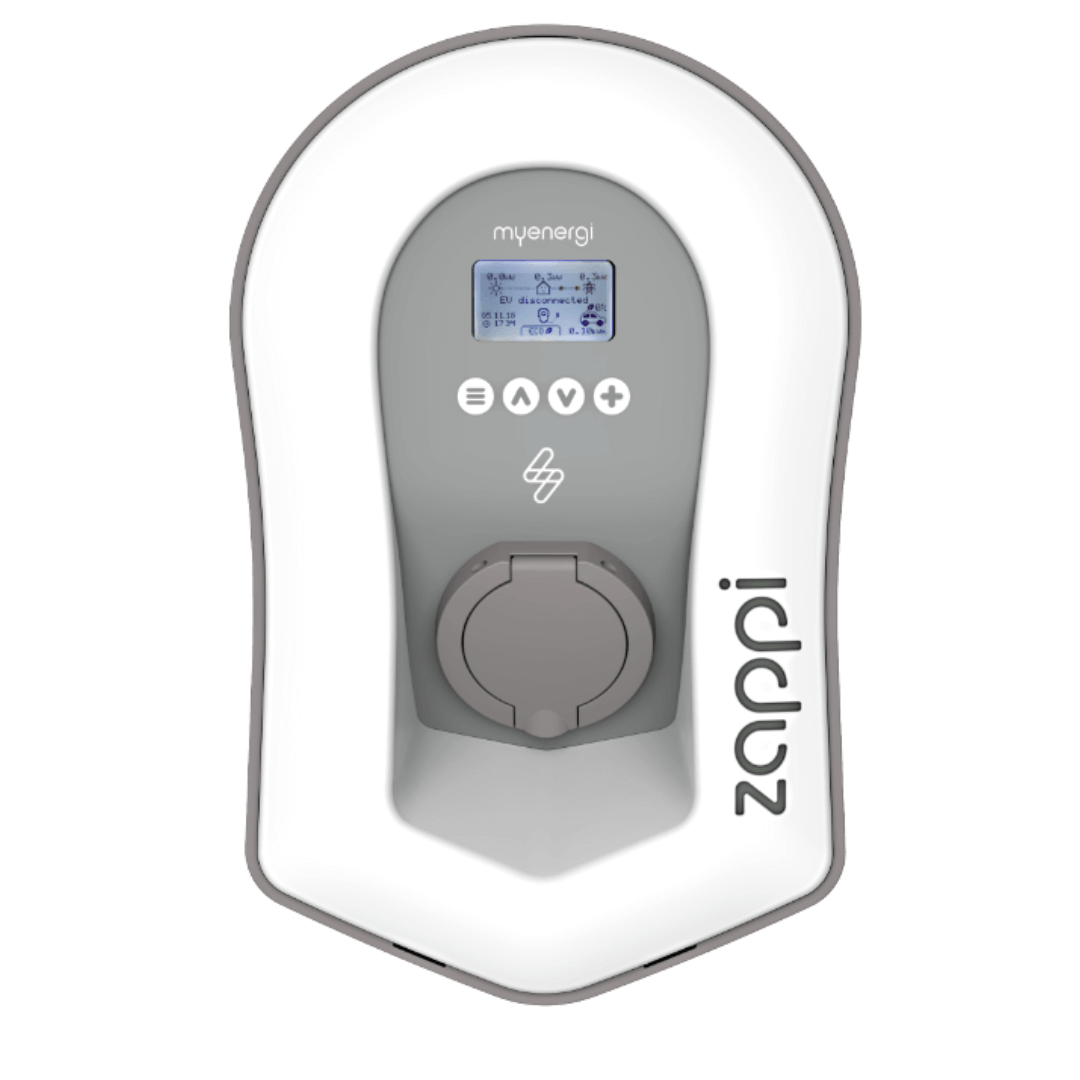 EV Charger Myenergi Zappi V2.1 Multiphase 7/22kW Untethered WHITE with inbuilt WiFi/Ethernet w/3 CTs