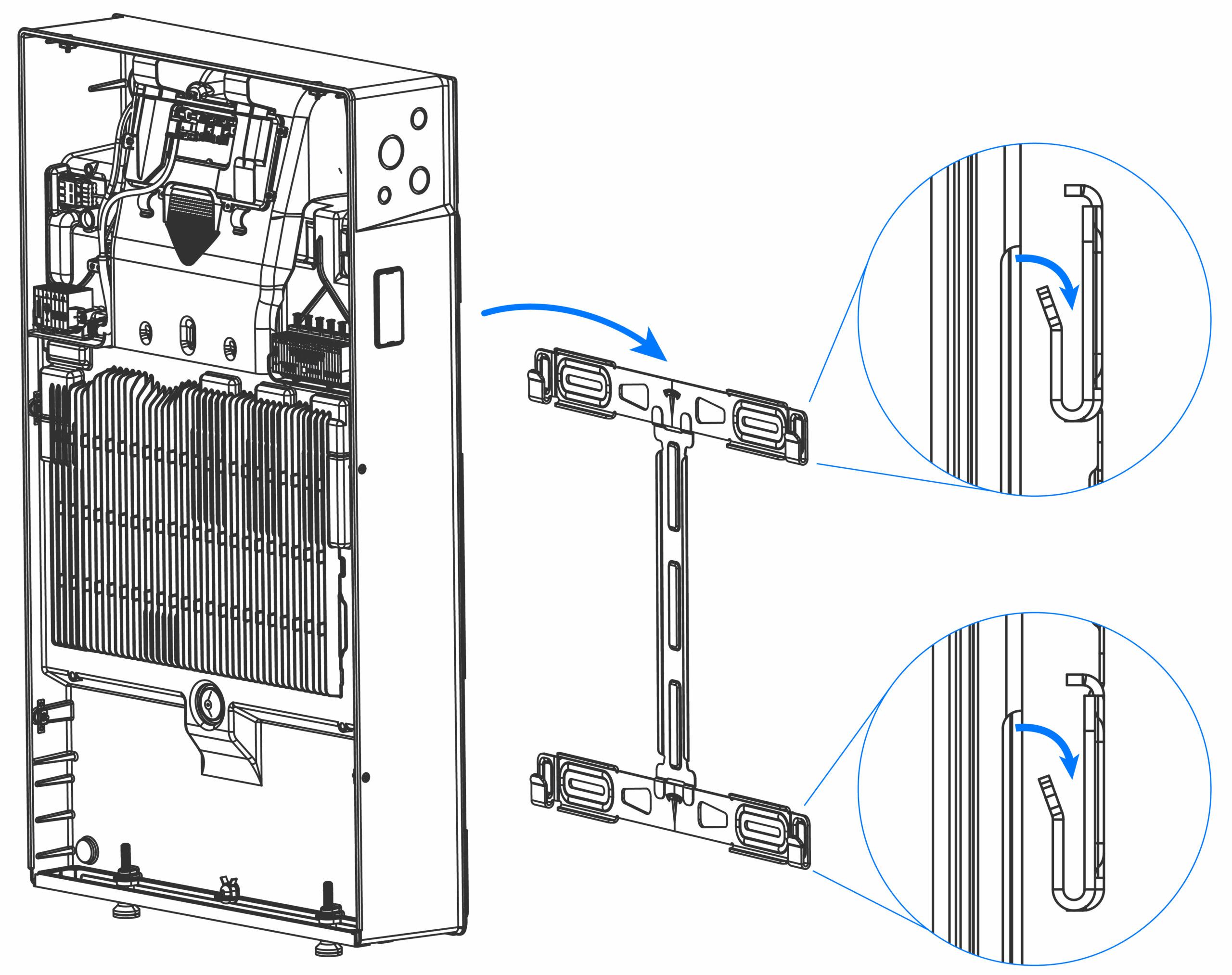 Accessory TESLA Powerwall 3 Expansion Wall Mount Kit (1978069-00-x)