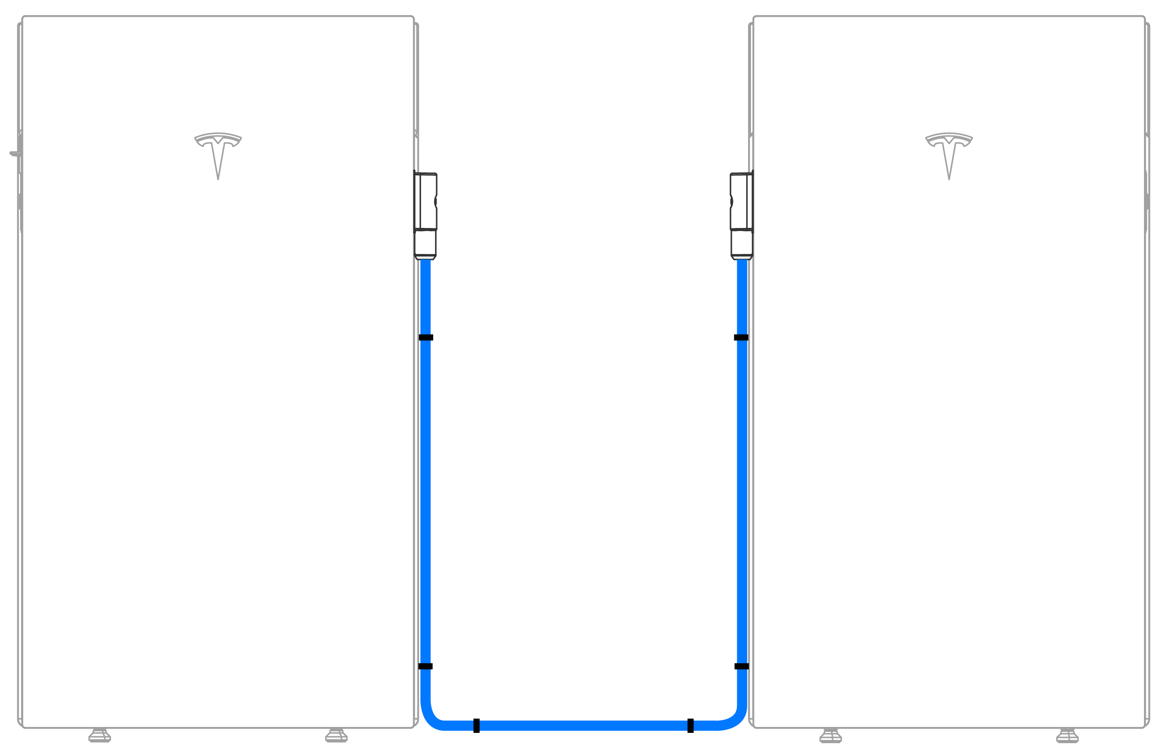 Accessory TESLA Powerwall 3 Expansion Harness 0.5m (1875157-05-y)